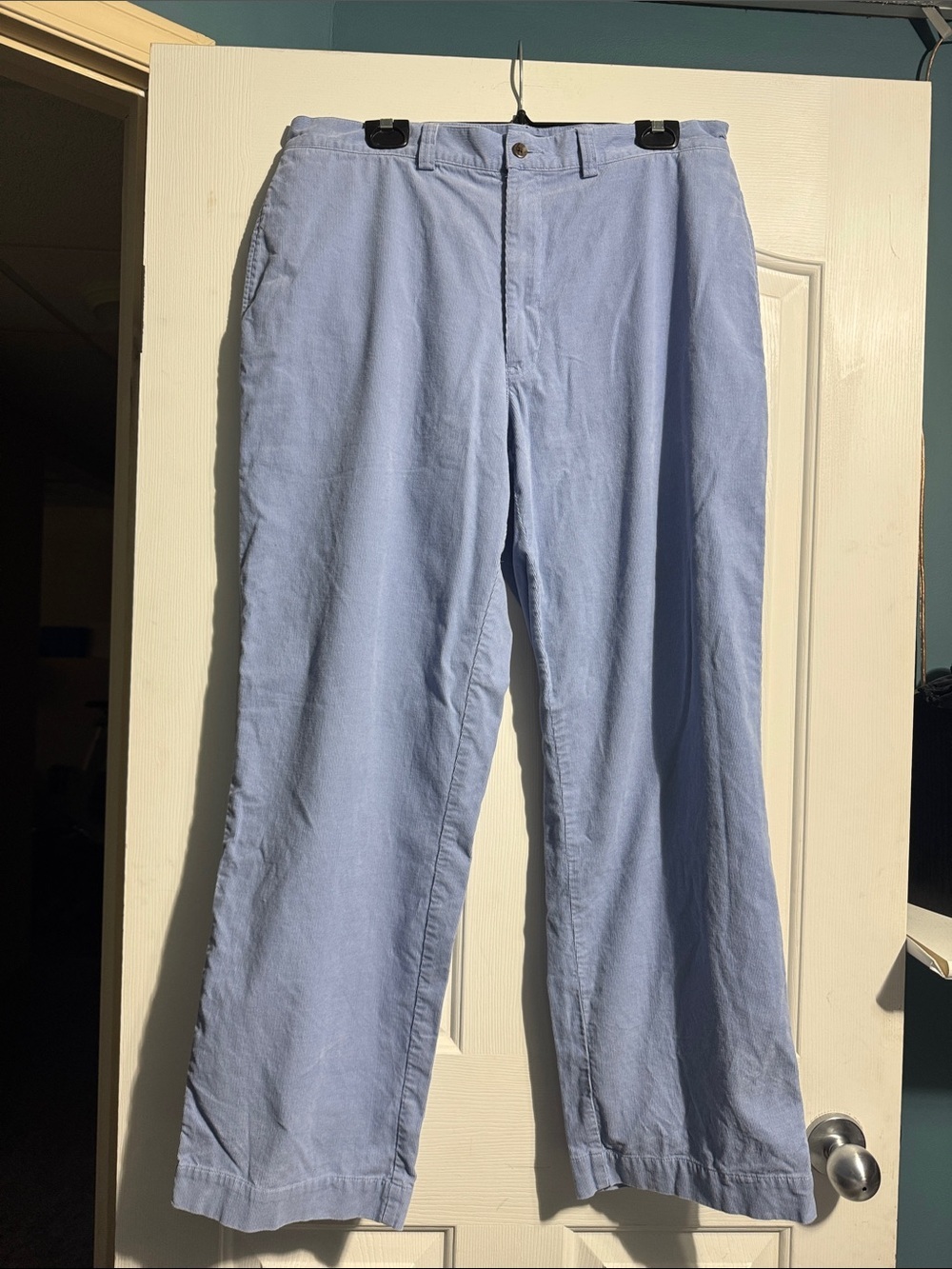 Polo Golf Ralph Lauren Corduroy Gordon Pants 36x30 Altered Light Blue Straight
